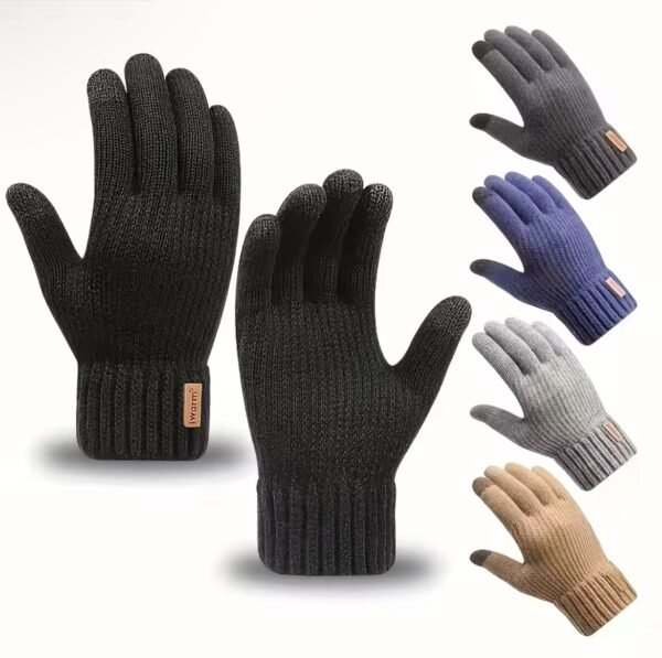 Winter Warm Knitted Gloves - Image 4