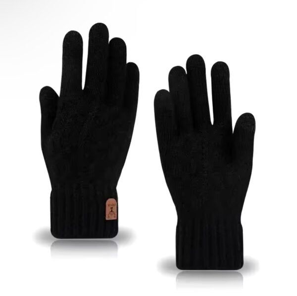 Winter Warm Knitted Gloves - Image 2